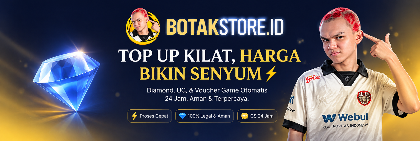 Top up kilat BotakStore